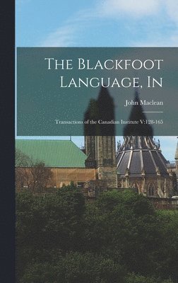 The Blackfoot Language, In 1