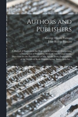 Authors and Publishers 1