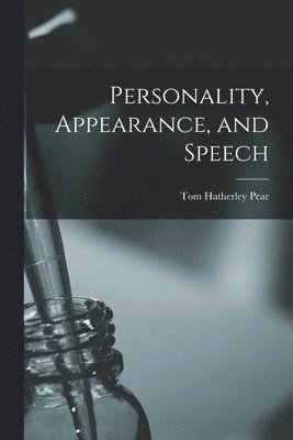 bokomslag Personality, Appearance, and Speech