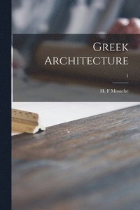 bokomslag Greek Architecture; 1