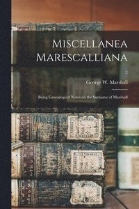 bokomslag Miscellanea Marescalliana