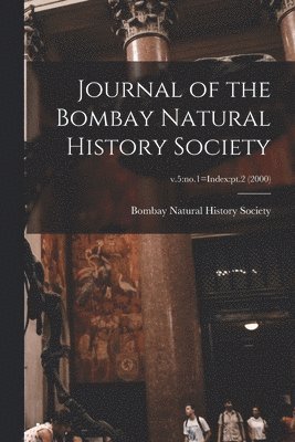 bokomslag Journal of the Bombay Natural History Society; v.5