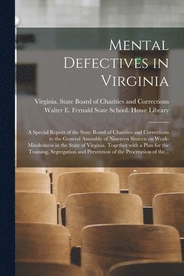 Virginia State Board of Charities an, Walter E Fernald State School Howe - Mental Defectives in Virginia, Häftad