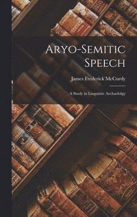 bokomslag Aryo-Semitic Speech