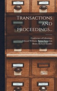 bokomslag Transactions and Proceedings...