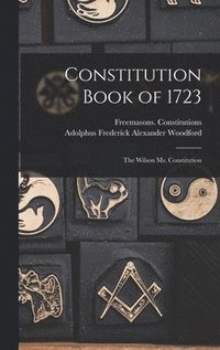 bokomslag Constitution Book of 1723