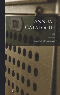 Annual Catalogue; 1921-22