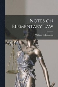 bokomslag Notes on Elementary Law