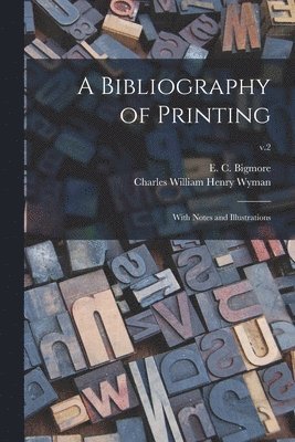 bokomslag Bibliography of Printing