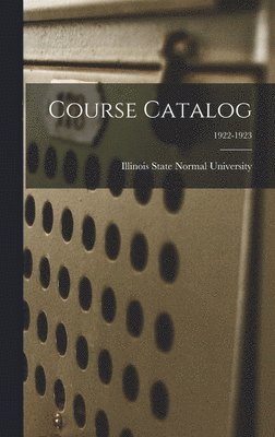 Course Catalog; 1922-1923 1