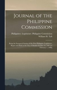 bokomslag Journal of the Philippine Commission