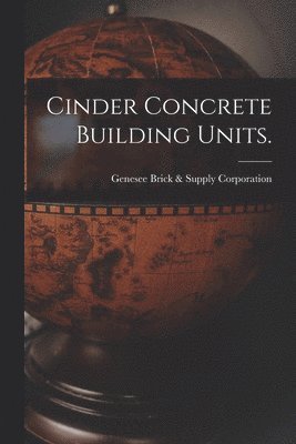 bokomslag Cinder Concrete Building Units.