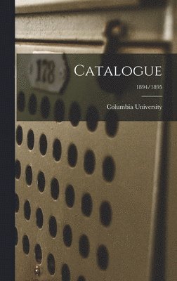 Catalogue; 1894/1895 1
