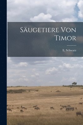 bokomslag Säugetiere Von Timor
