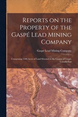 bokomslag Reports on the Property of the Gaspé Lead Mining Company [microform]