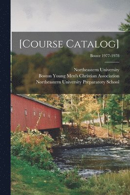 bokomslag [Course Catalog]; Bouve 1977-1978