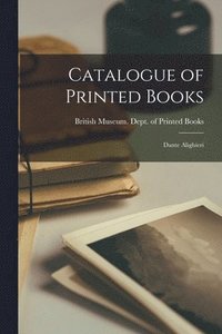 bokomslag Catalogue of Printed Books