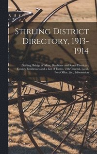 bokomslag Stirling District Directory, 1913-1914