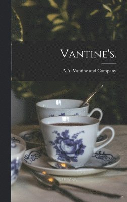 bokomslag Vantine's.