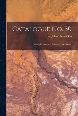 bokomslag Catalogue No. 30