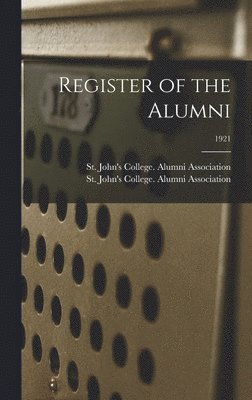 Register of the Alumni; 1921 1