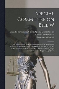 bokomslag Special Committee on Bill W