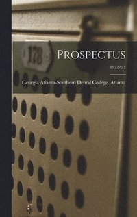 bokomslag Prospectus; 1922/23