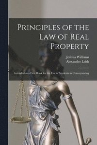 bokomslag Principles of the Law of Real Property [microform]