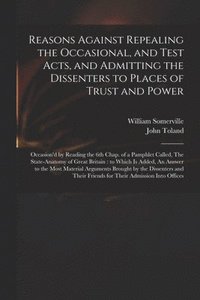 bokomslag Reasons Against Repealing the Occasional, and Test Acts, and Admitting the Dissenters to Places of Trust and Power