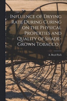 bokomslag Influence of Drying Rate During Curing on the Physical Properties and Quality of Shade-grown Tobacco /