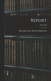 bokomslag Report; 1925-1926