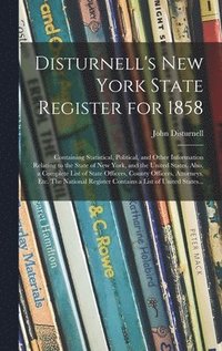 bokomslag Disturnell's New York State Register for 1858