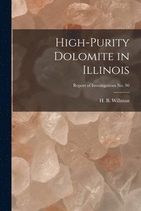 bokomslag High-purity Dolomite in Illinois; Report of Investigations No. 90