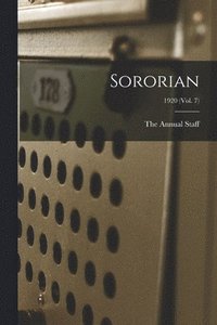 bokomslag Sororian; 1920 (vol. 7)