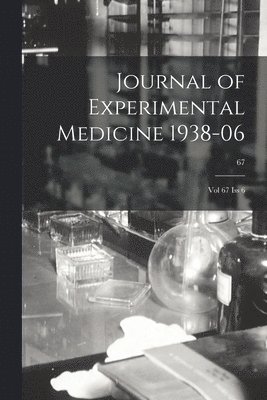 bokomslag Journal of Experimental Medicine 1938-06