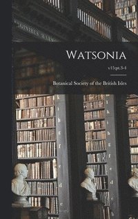 bokomslag Watsonia; v15: pt.3-4