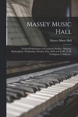 Massey Music Hall [microform] 1