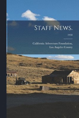 Staff News.; 1958 1