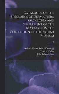 bokomslag Catalogue of the Specimens of Dermaptera Saltatoria and Supplement of the Blattari in the Collection of the British Museum; 5