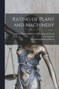 bokomslag Rating of Plant and Machinery