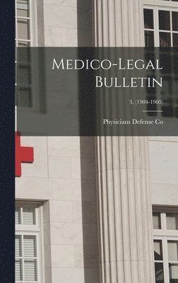 Medico-legal Bulletin; 3, (1904-1905) 1