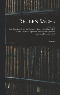 bokomslag Reuben Sachs