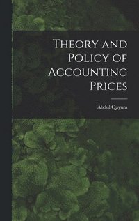 bokomslag Theory and Policy of Accounting Prices