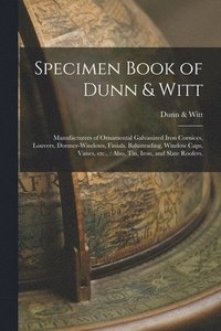 bokomslag Specimen Book of Dunn & Witt