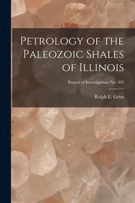 bokomslag Petrology of the Paleozoic Shales of Illinois; Report of Investigations No. 203