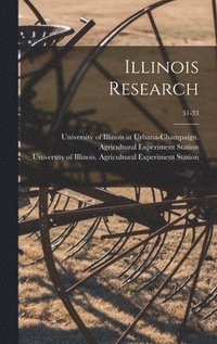 bokomslag Illinois Research; 31-33