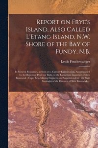 bokomslag Report on Frye's Island, Also Called L'Etang Island, N.W. Shore of the Bay of Fundy, N.B. [microform]