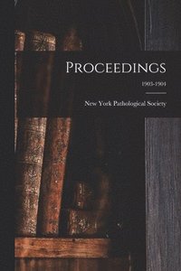 bokomslag Proceedings; 1903-1904