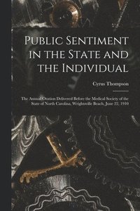 bokomslag Public Sentiment in the State and the Individual