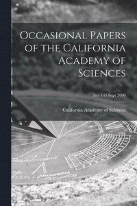 bokomslag Occasional Papers of the California Academy of Sciences; no. 149 Sept 2000